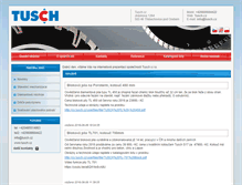 Tablet Screenshot of cs.tusch.cz