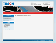 Tablet Screenshot of en.tusch.cz